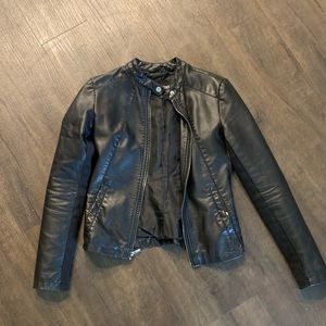 Express faux leather jacket